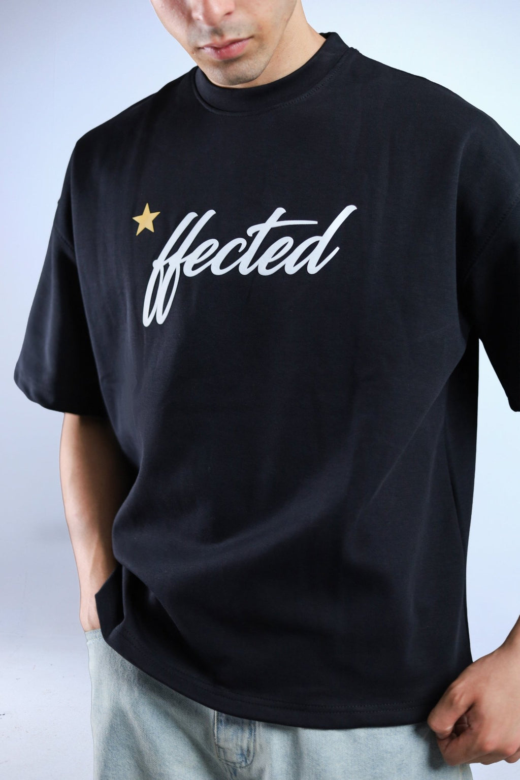 Hected Boxy Tee - Burgundy / Black - Tokyo Store