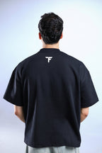 Hected Boxy Tee - Burgundy / Black - Tokyo Store