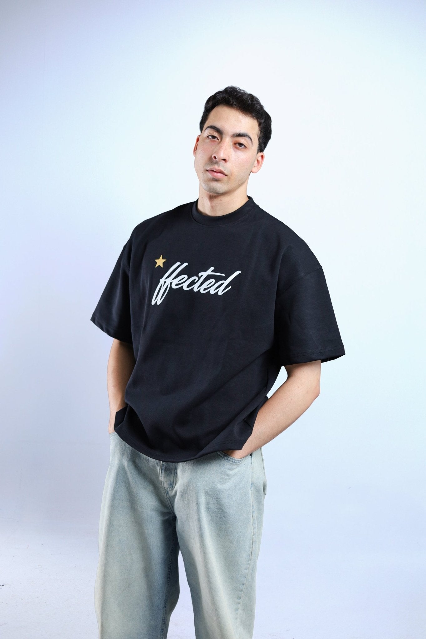 Hected Boxy Tee - Burgundy / Black - Tokyo Store