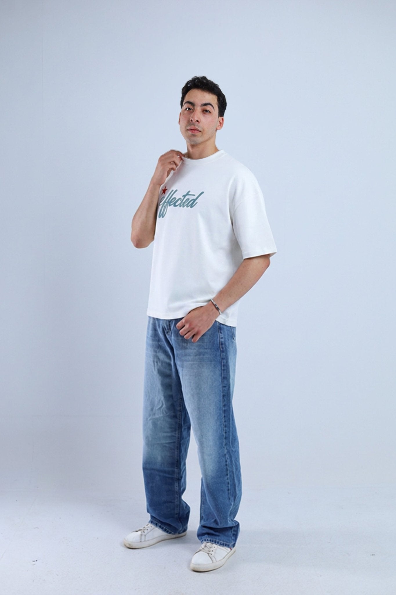 Hected Boxy Tee - Navy / White - Tokyo Store