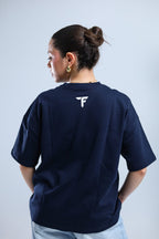 Hected Boxy Tee - Navy / White - Tokyo Store
