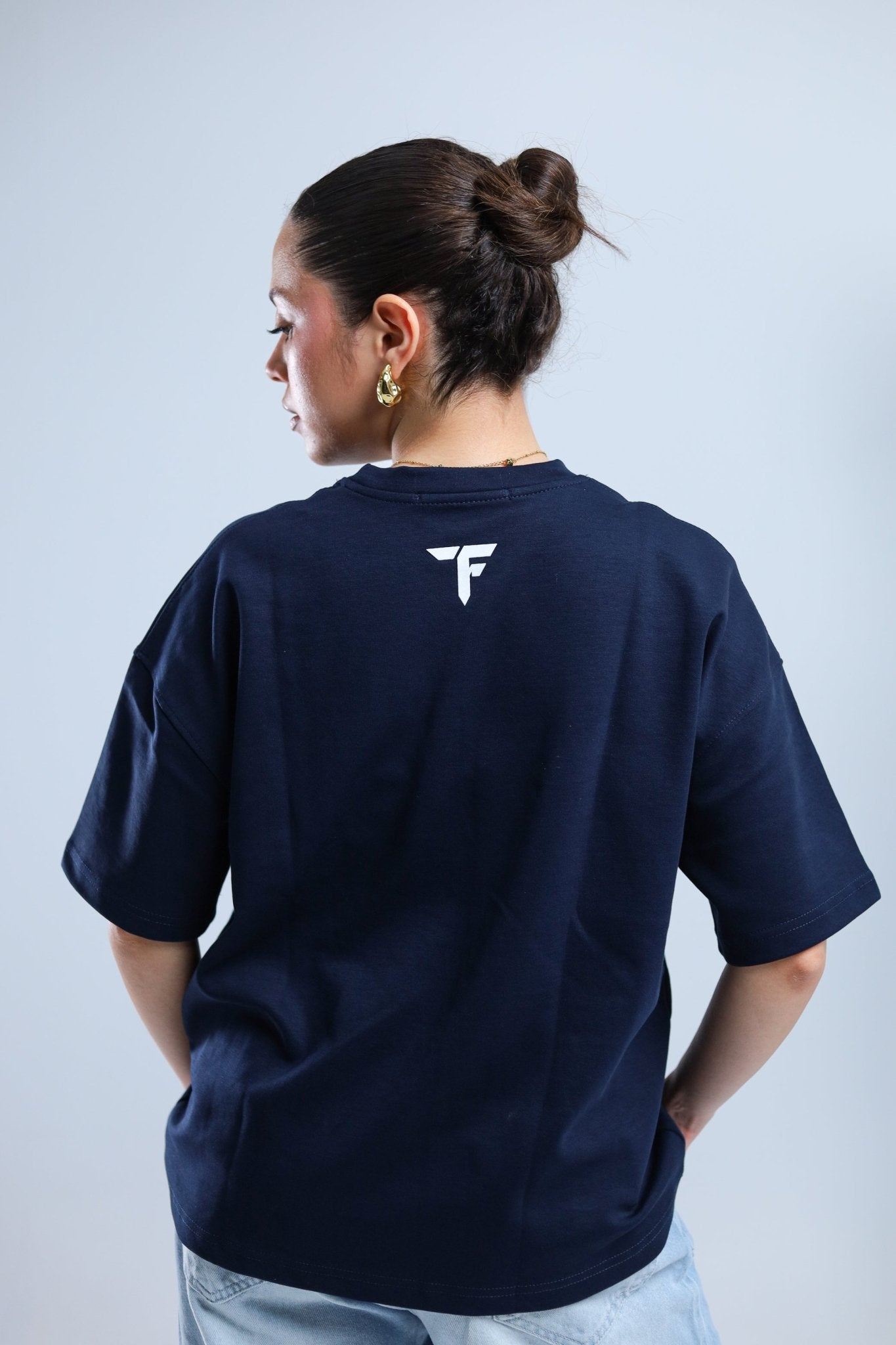 Hected Boxy Tee - Navy / White - Tokyo Store