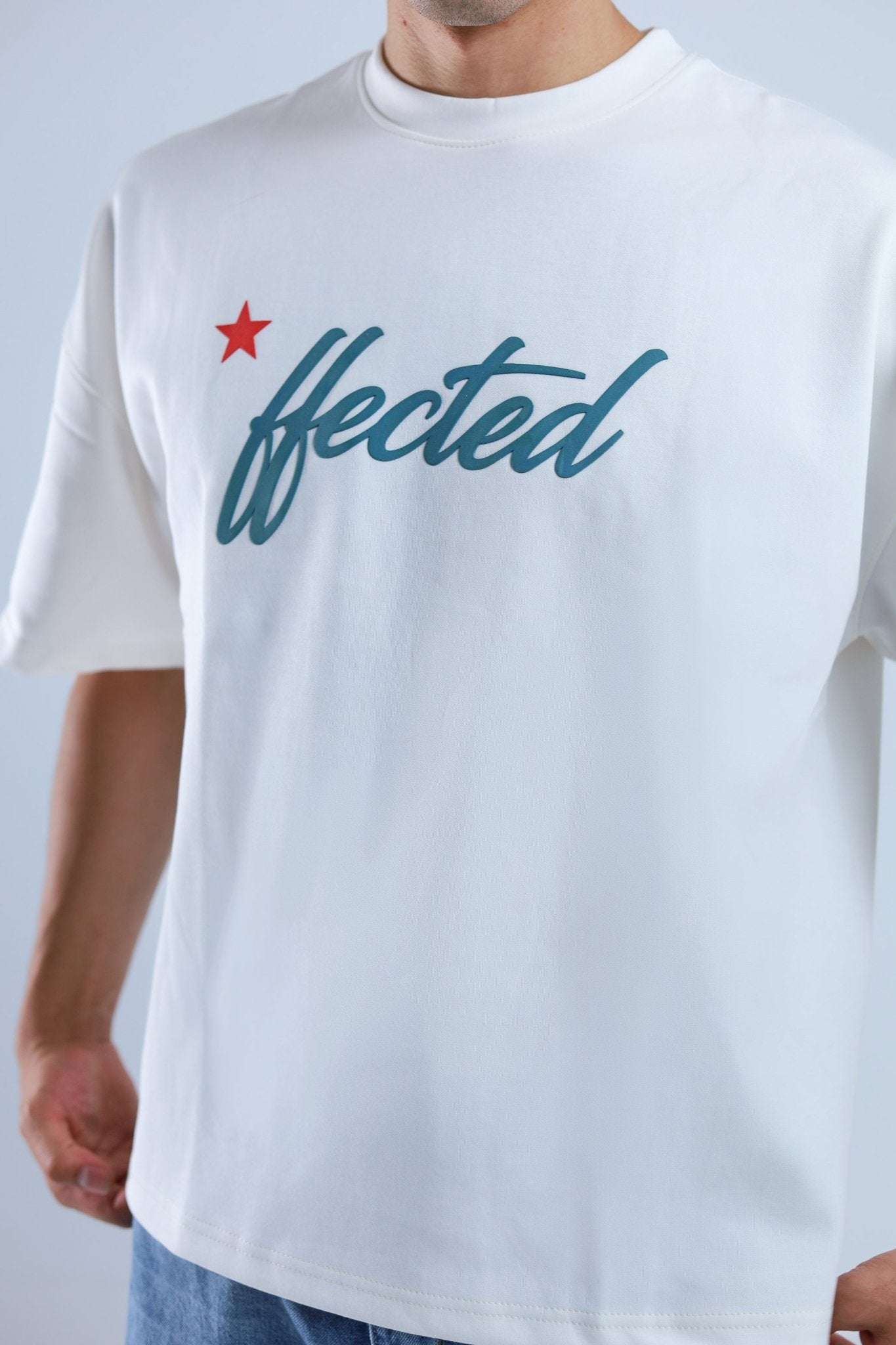 Hected Boxy Tee - Navy / White - Tokyo Store