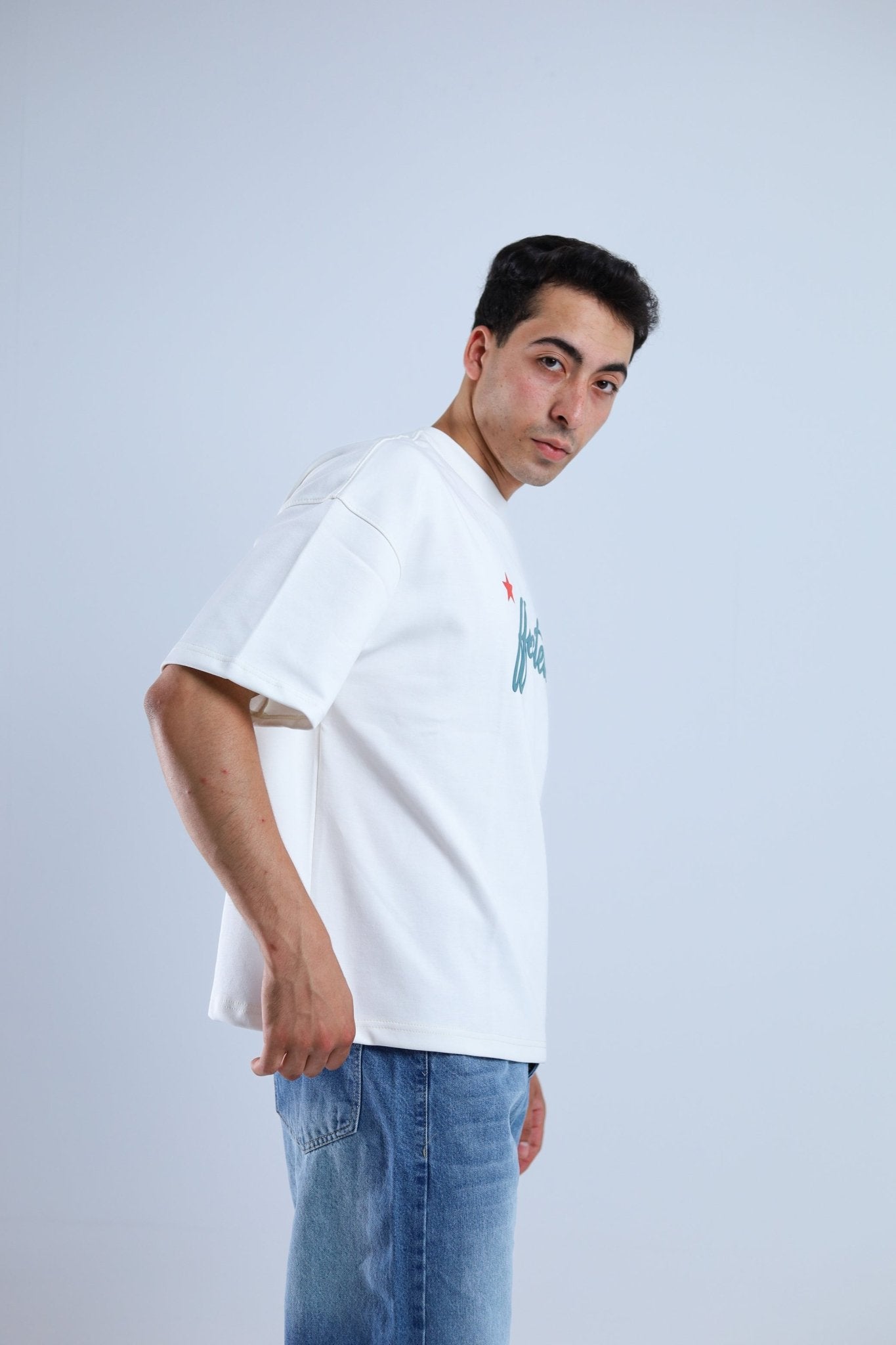 Hected Boxy Tee - Navy / White - Tokyo Store