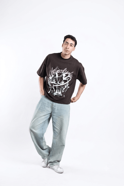 Street Revolt Tee - Brown / Dark Gray - Tokyo Store
