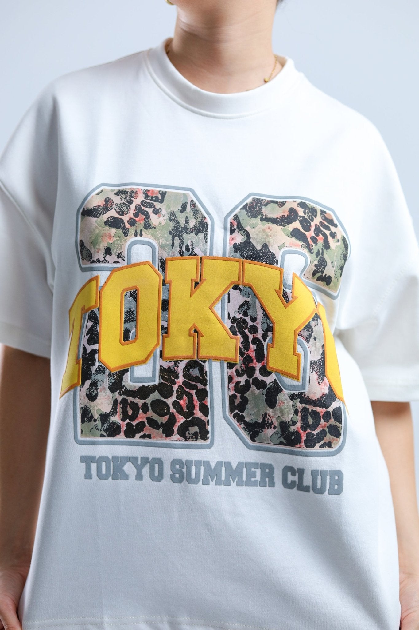 Tokyo 26 Boxy Tee - Black / White / Cyan - Tokyo Store