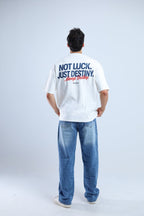 Trust Destiny Oversized Tee - Red / White - Tokyo Store